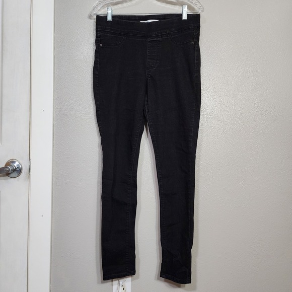Old Navy Denim - Old Navy Rockstar Jeggings Black Women's Size 8 Black Pull On Pants